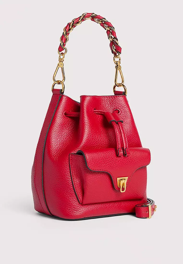 Beat Generation Drawstring Top-Handle Bag