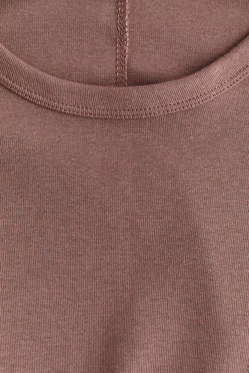 Long-sleeved jersey top