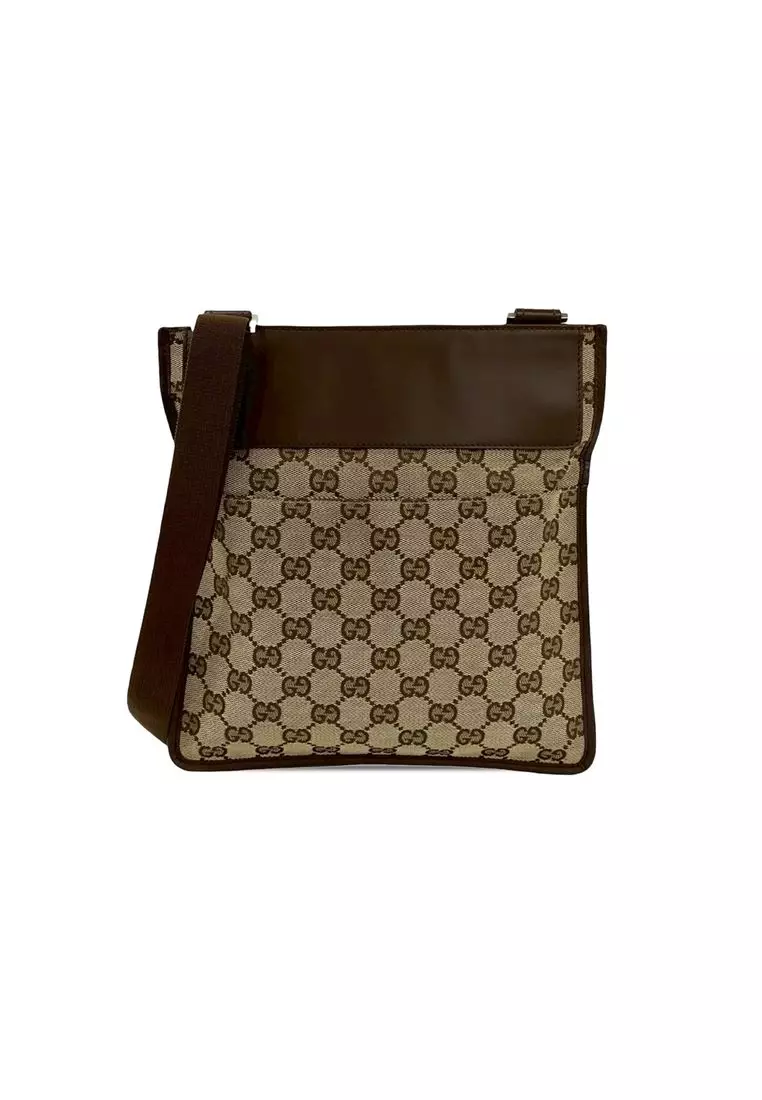 Pre-Loved Gucci Gg Canvas Crossbody