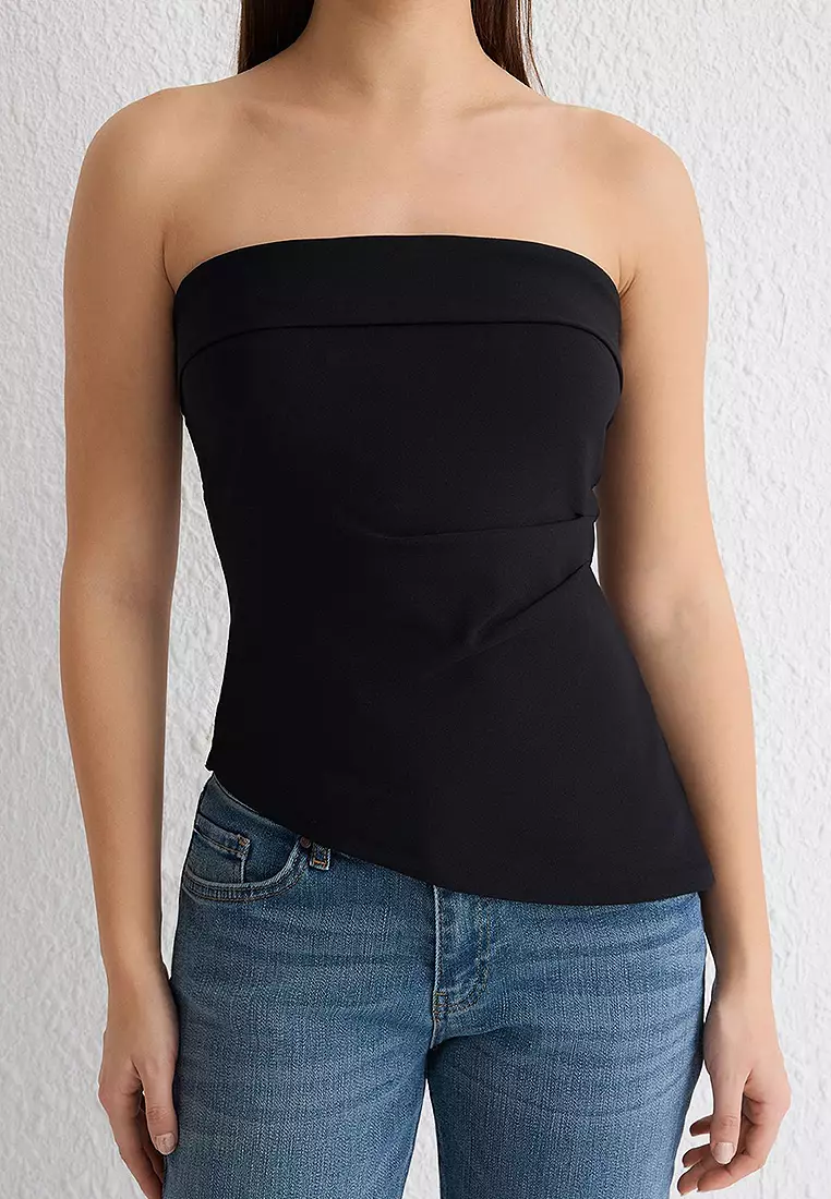 Asymmetrical Bandeau Top