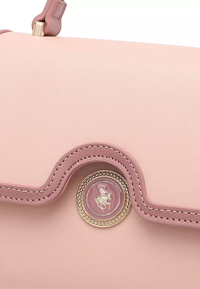 Top Handle Bag / Sling Bag / Crossbody Bag - Pink