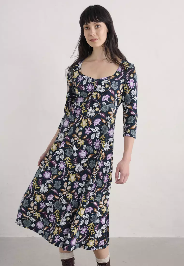Seasalt Cornwall Multi 3/4 Secret Cove Dress