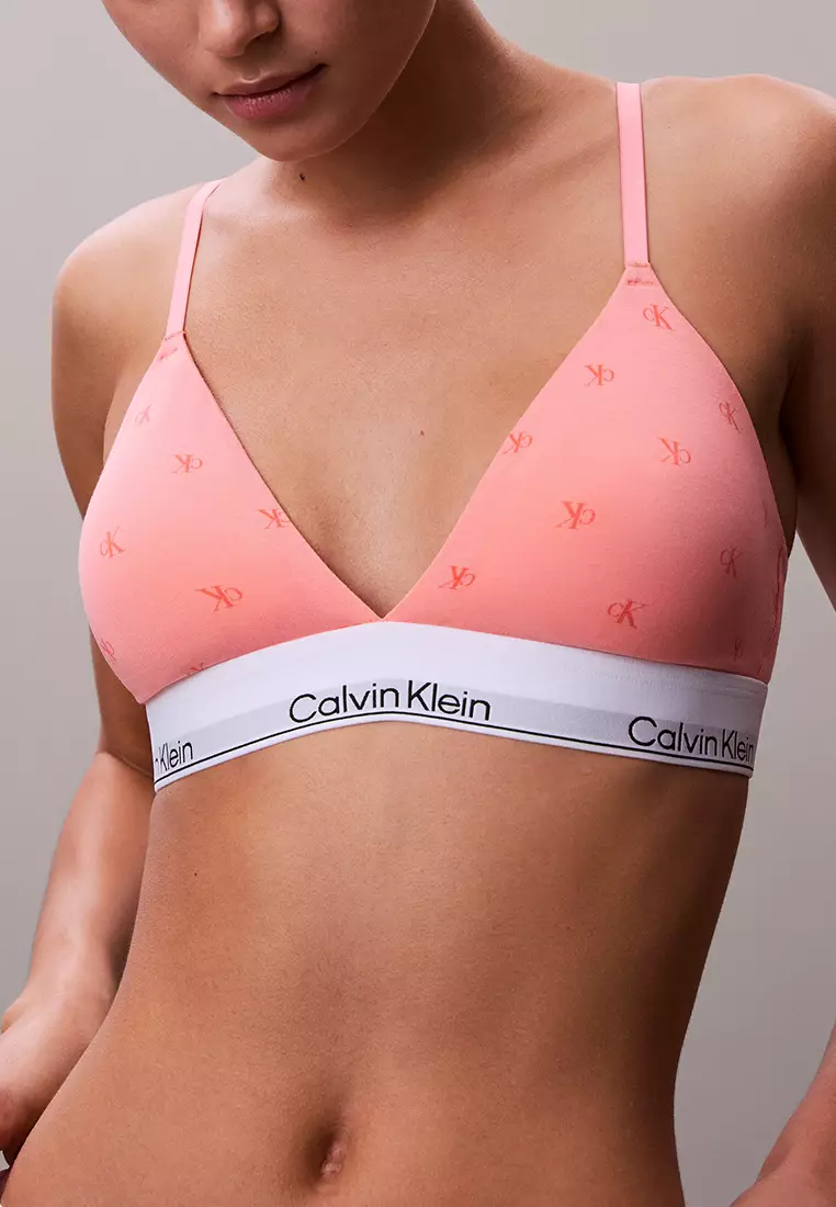 Icon Lightly Lined Triangle Bralette - Calvin Klein Underwear