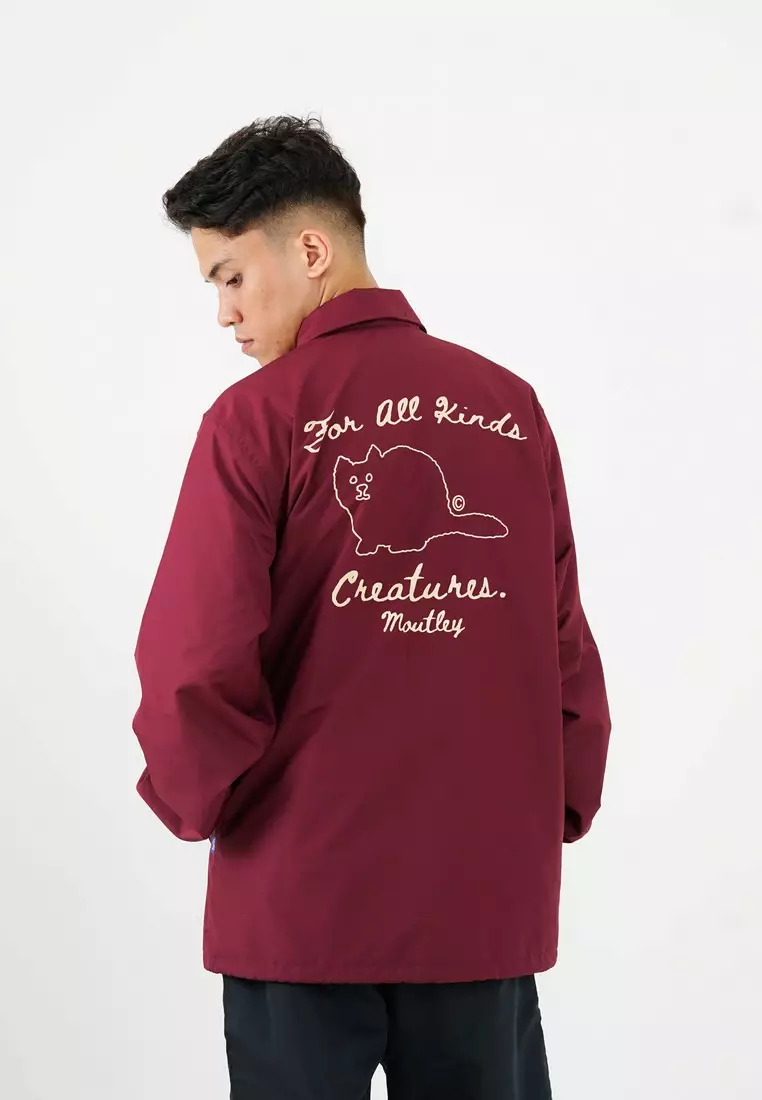 Moutley Men's Coach Jacket Regular Fit Kind Cat 191224