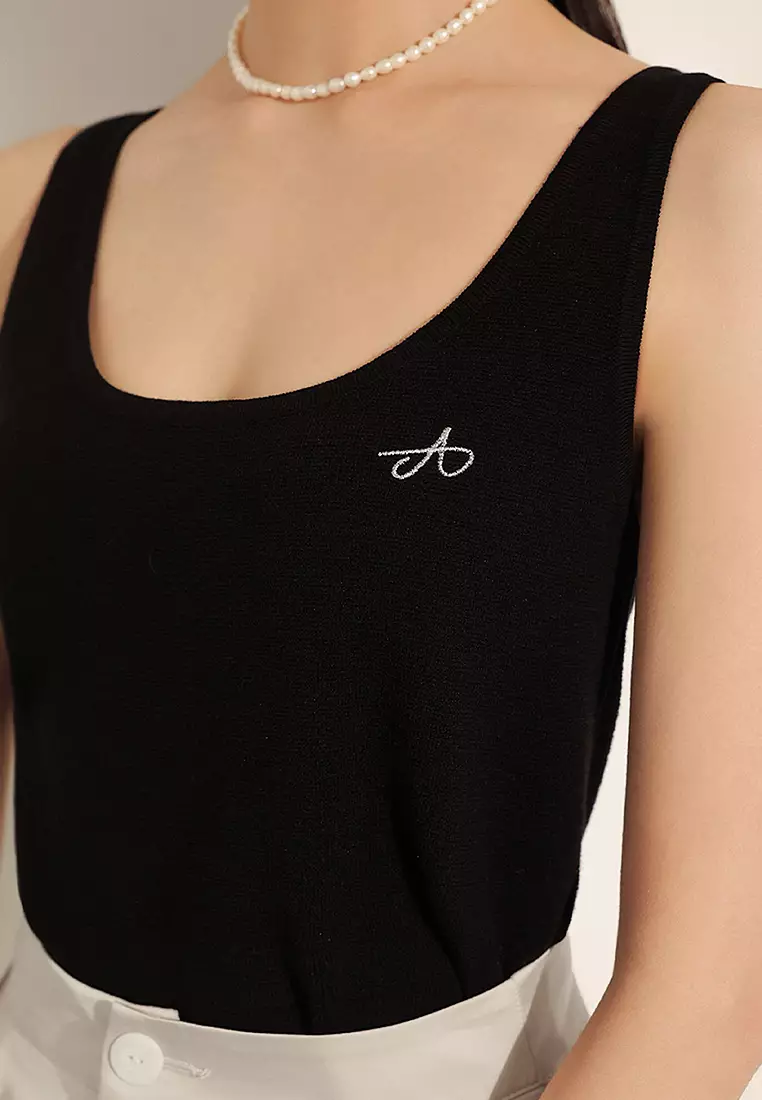Embroidered Logo Tank Top