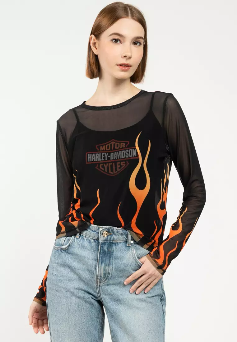 Buy Harley-Davidson Harley-Davidson® Flames For Days Mesh Top 2026