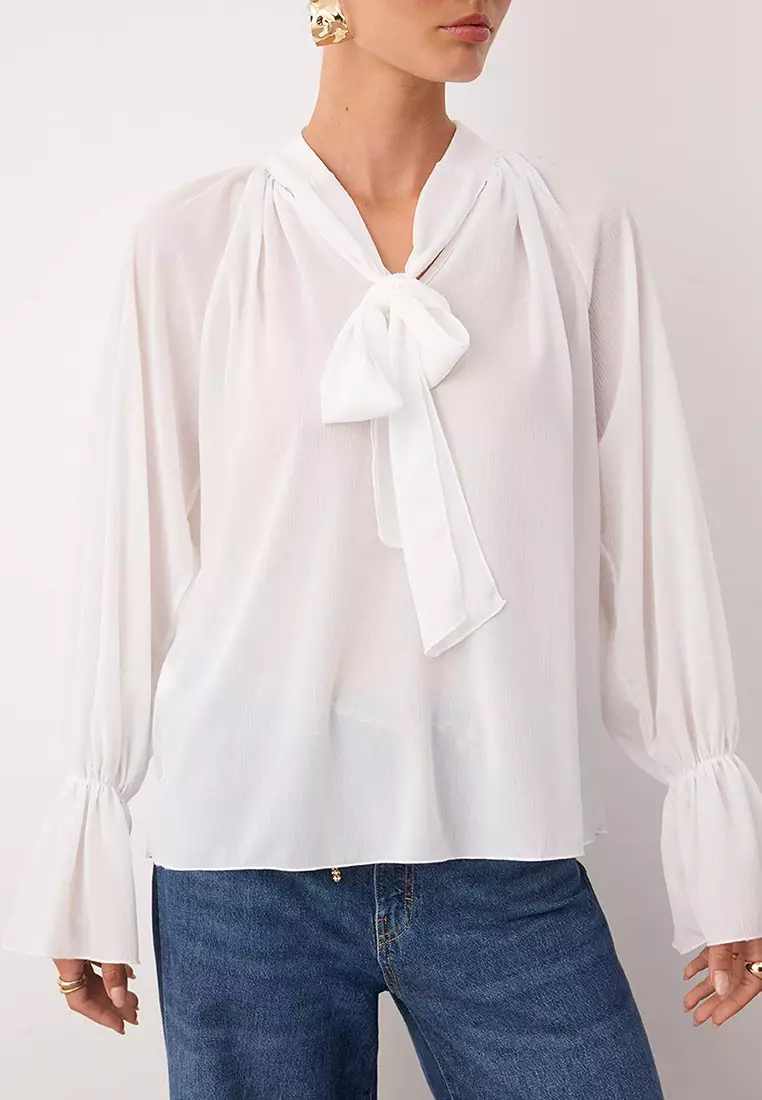 Tie Neck Blouse