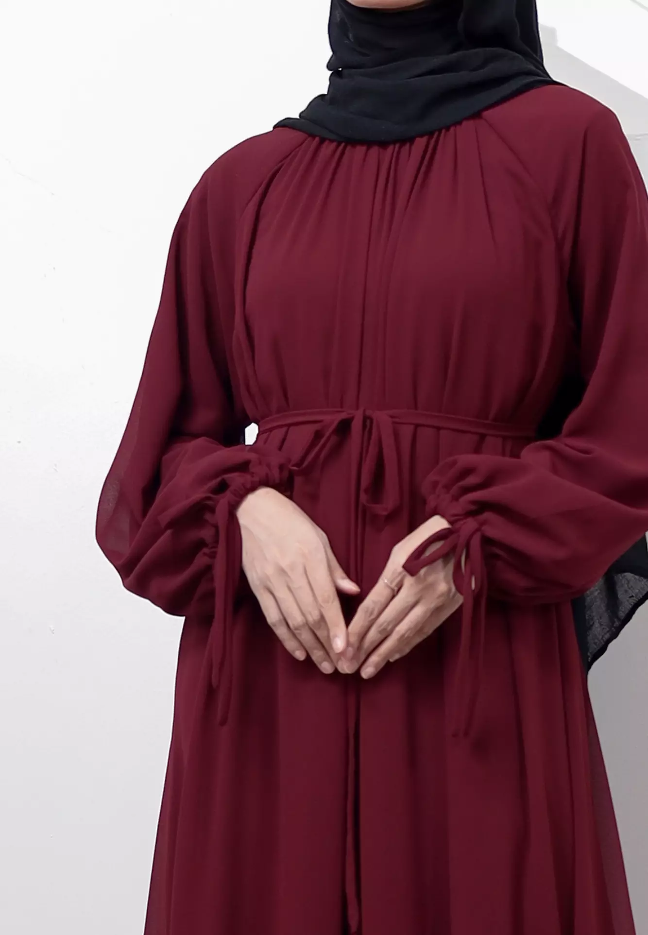 Layla Dress - Maroon