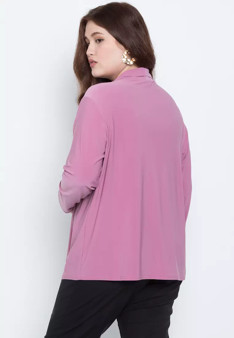 Pink clearance drape cardigan