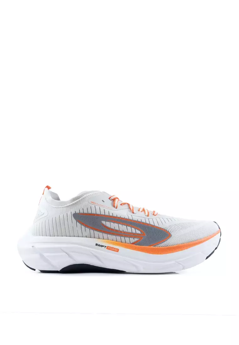 910 Nineten HIROSHI RN-LITE Sepatu Lari -  ABU/MERAH/PUTIH