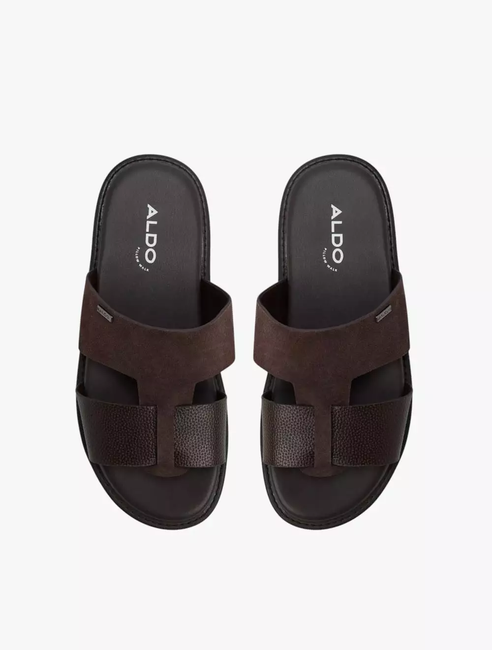 Aldo Gonzalo Men's Flat Sandals - Dark Brown
