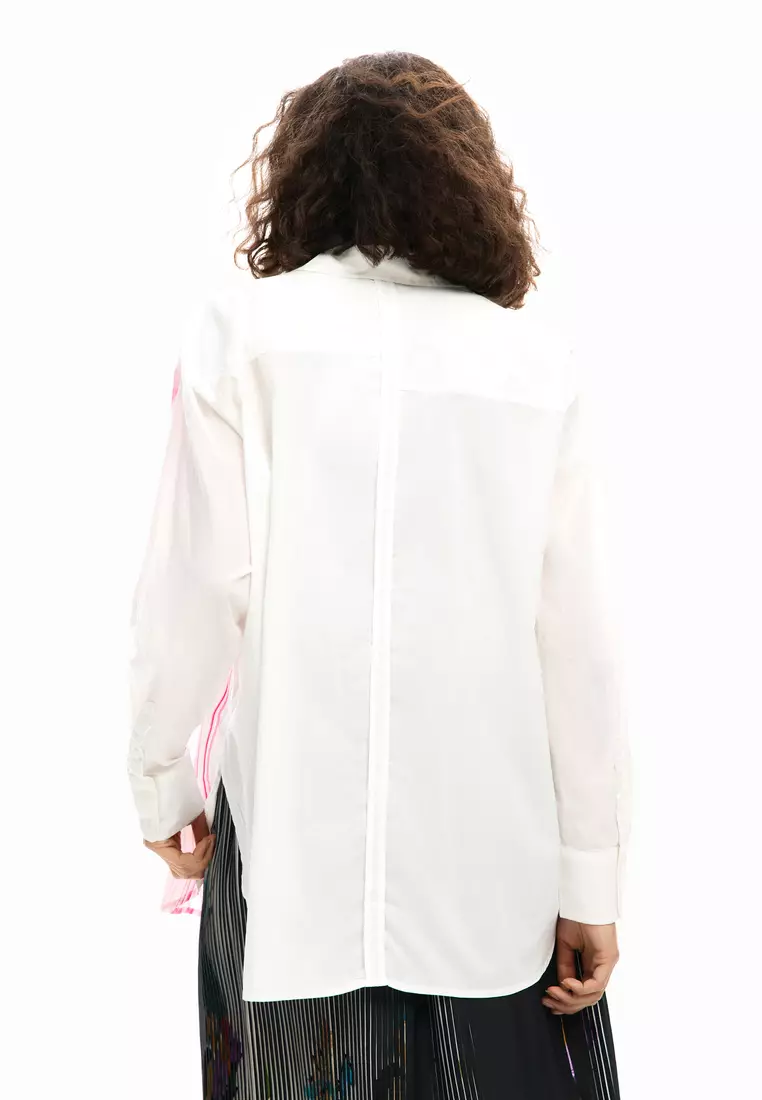 Gloss flower shirt