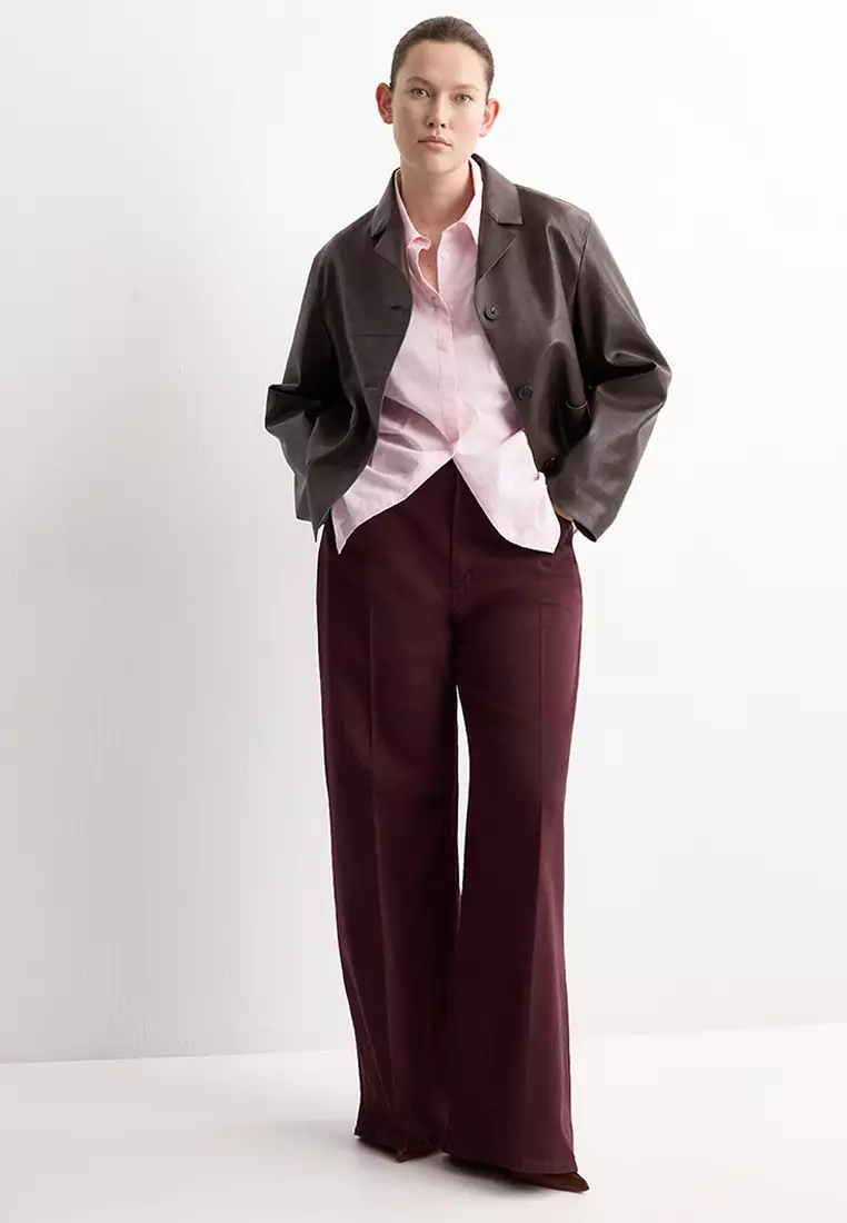 High-Waisted Wide Leg Jeans