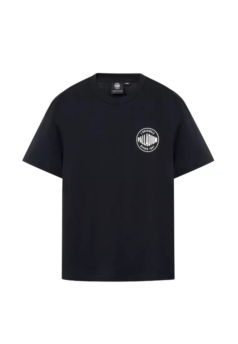 MEN'S HERITAGE PALLADIUM LOGO LOOSE FIT COTTON T-SHIRT