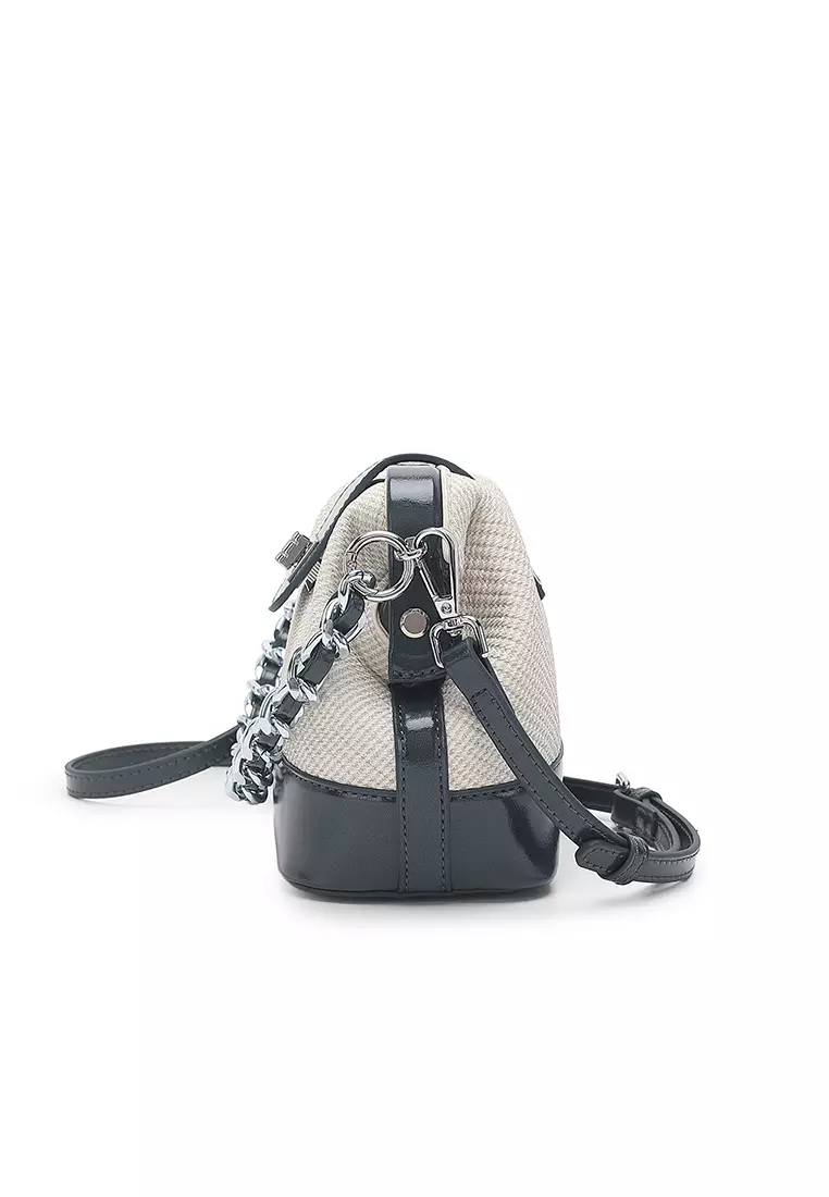 Women's Top Handle Bag / Sling Bag / Crossbody Bag / Shoulder Bag - White / Blue