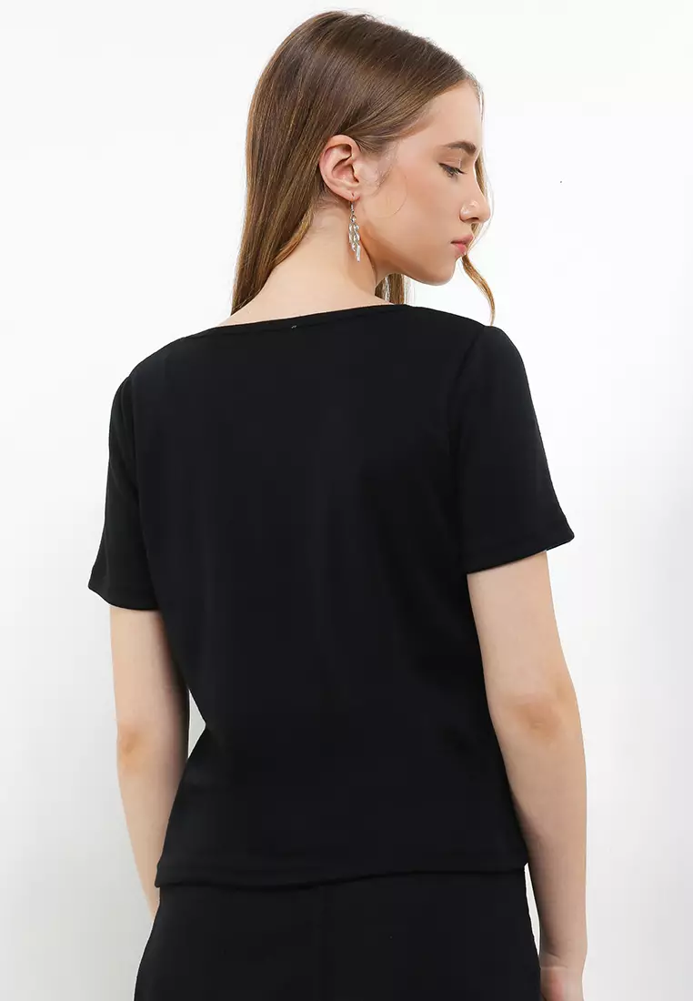 Knit Lark Tee V Neck