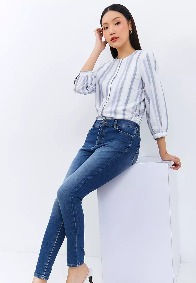 Medium Blue Skinny Jeans 3708 (G.3708)