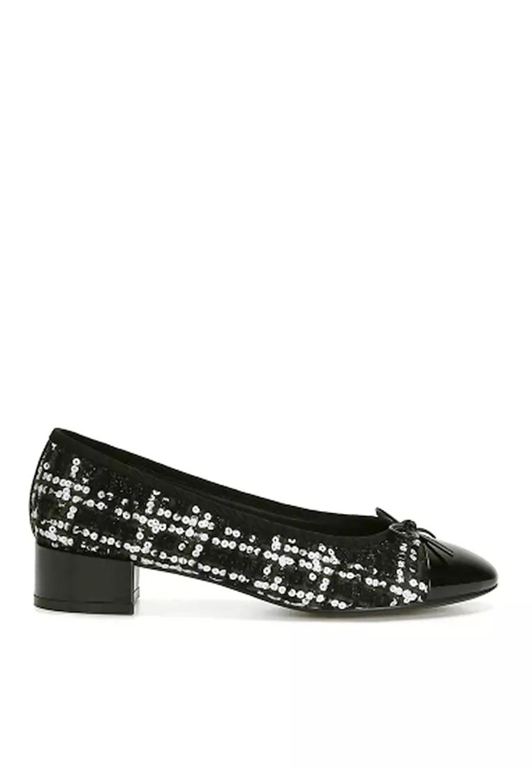 Discount on Twenty Eight Shoes  shoes - SKU: VANSA Fashion Woven Bow Mid Heel Pumps VSW-H1166-7