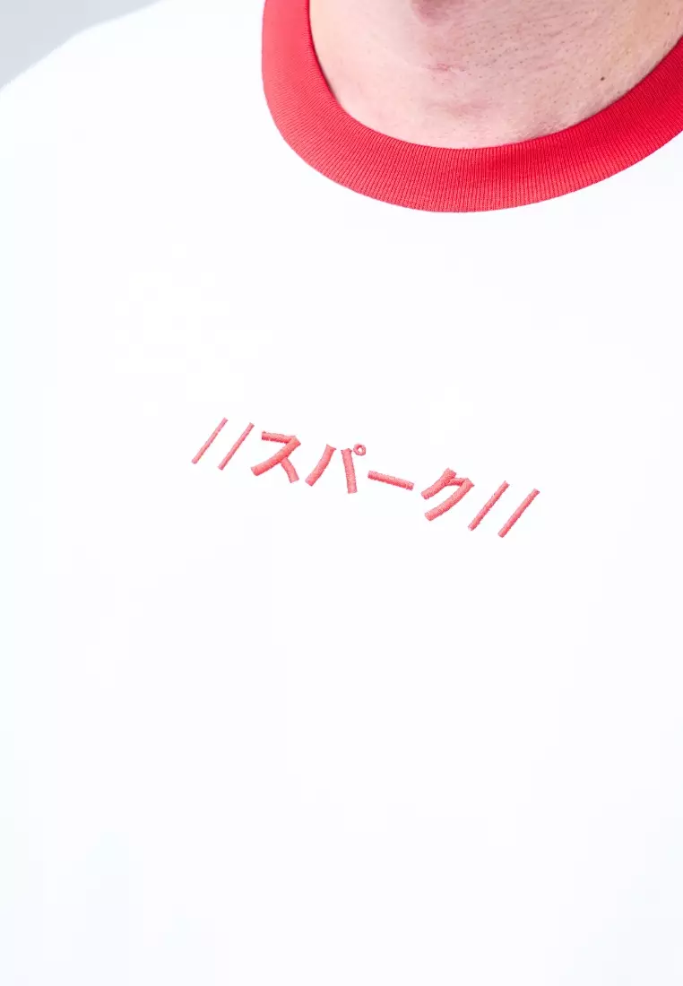 Ryusei Kaos Pria Boxy Oversize Eighty CMB Red