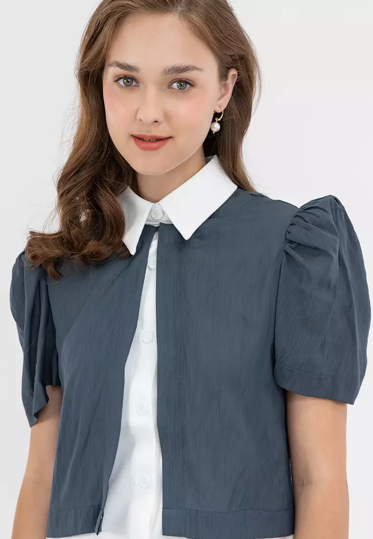 Alva Butterfly Sleeves Filipiniana Bolero