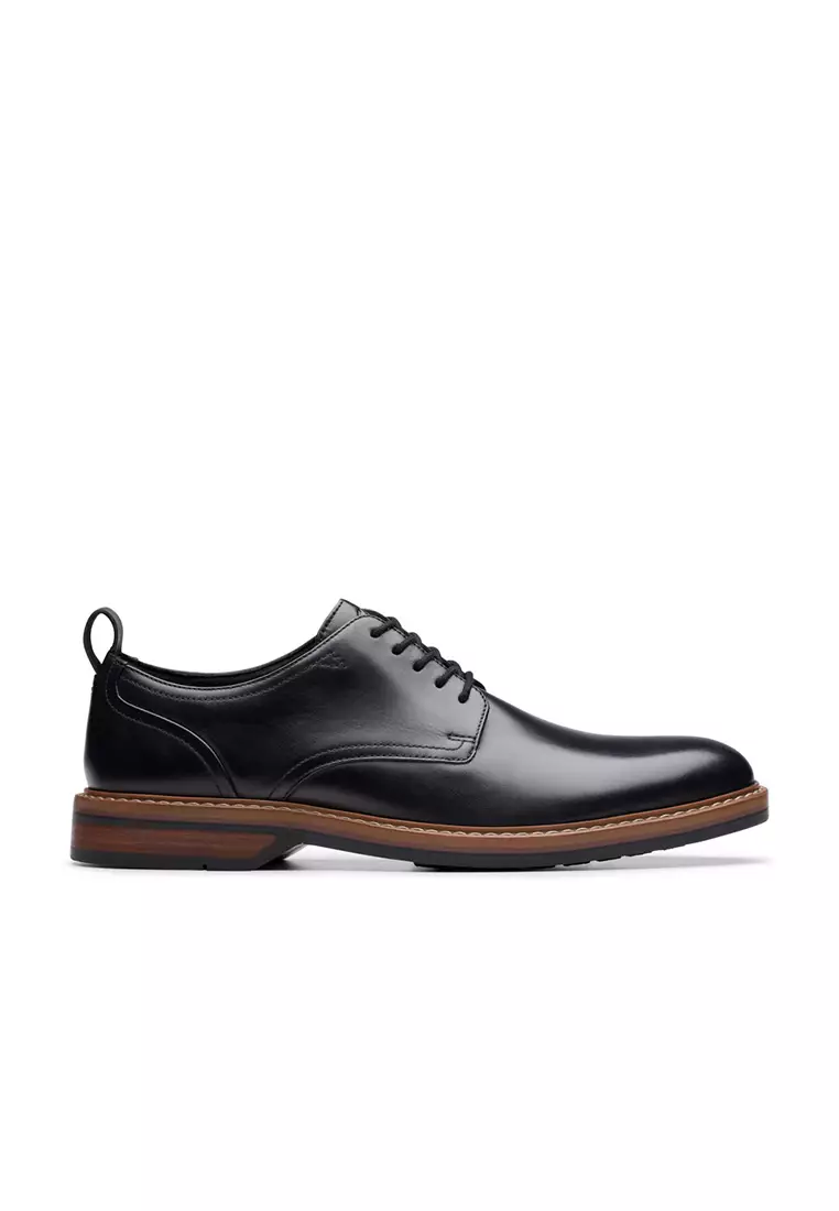 Buy Clarks Mens Aldwin Lace Oxford Shoes - Black Leather 2026