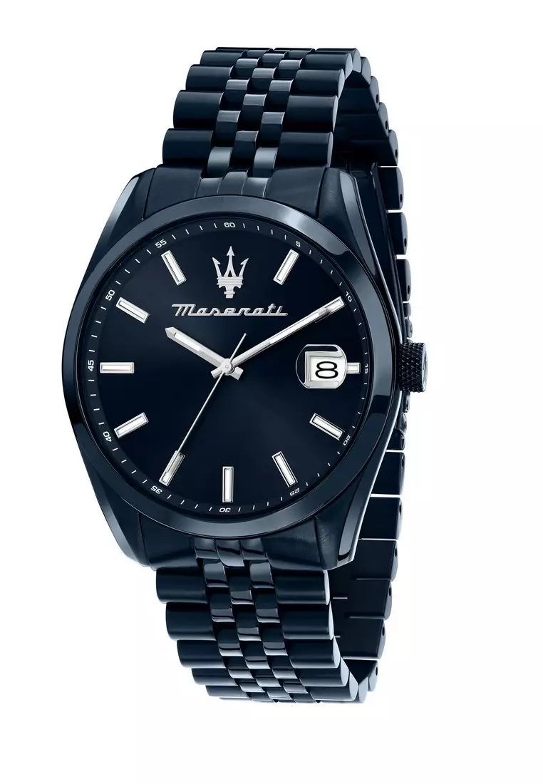 【2 Years Warranty】Maserati Attrazione 43mm Men's Quartz Watch R8853151016