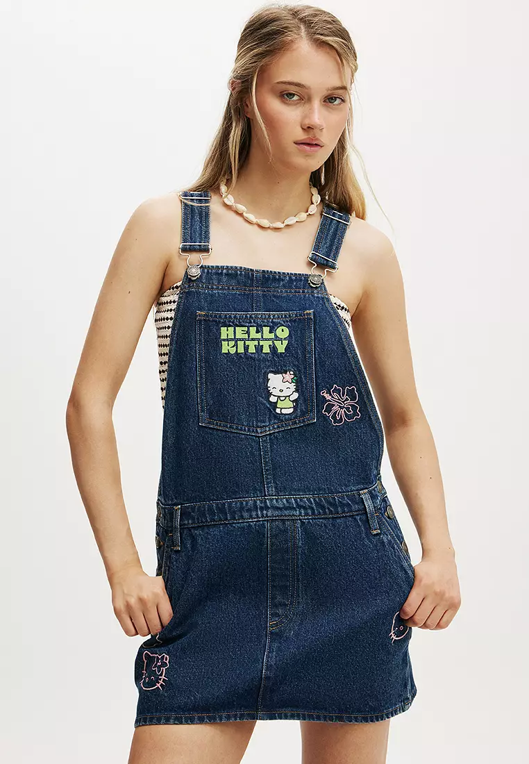 Buy Cotton On Denim Mini Pinafore Dress 2026 Online | ZALORA Philippines