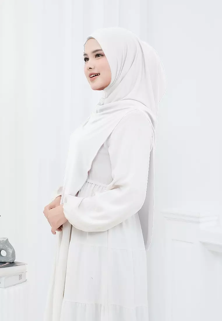 HIJAB INSTAN NAIMA - BROKEN WHITE