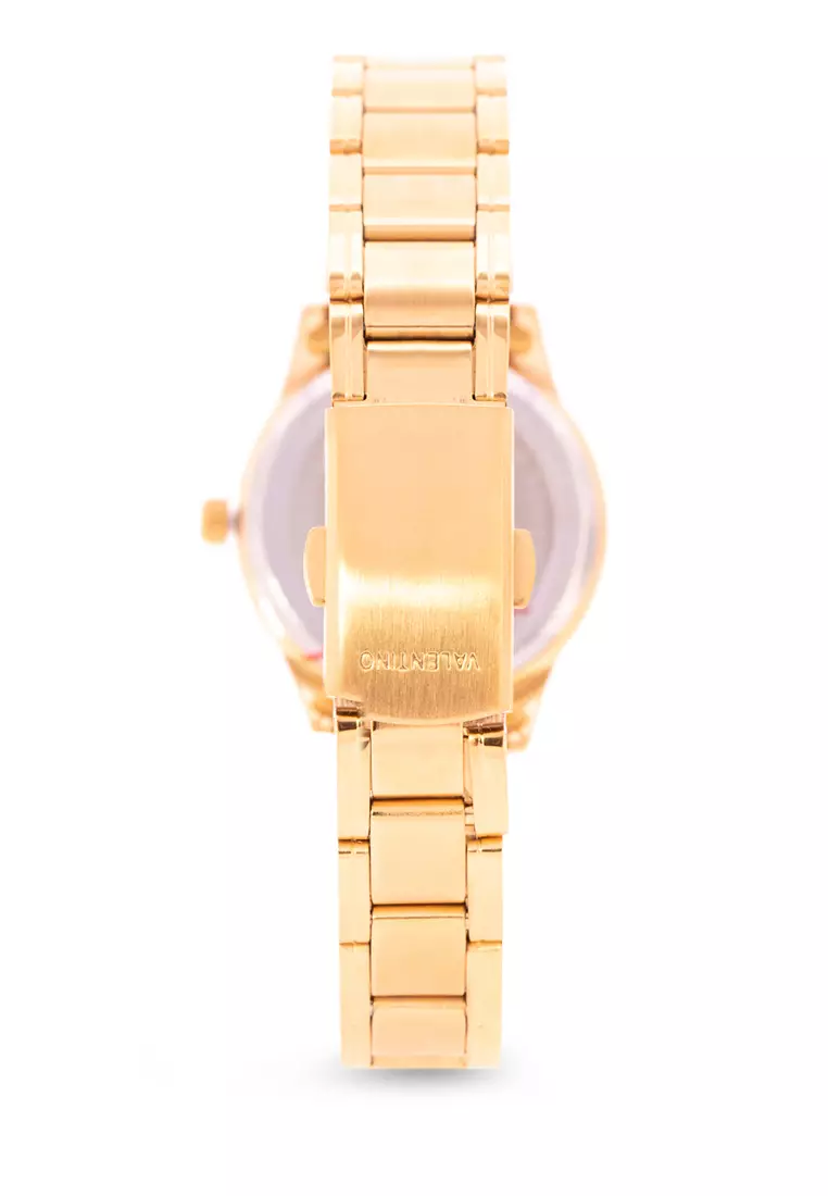 Analog Watch 20122230-Gld - Wht Dial
