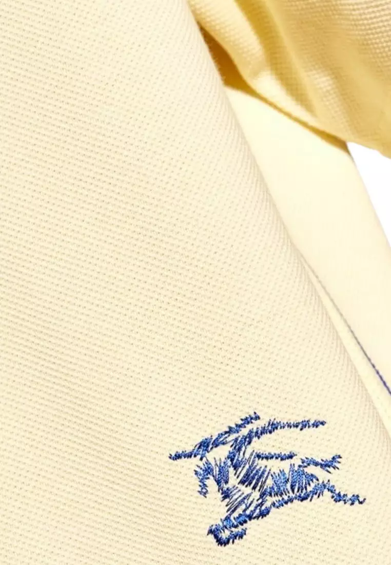 Equestrian Knight Cotton Polo Tee in Sherbet