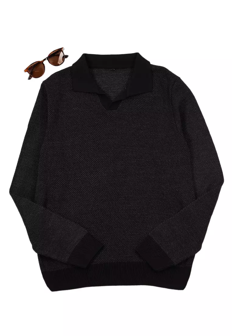Polo Collar Jumper With Collar And Cuffs Buy Trendyol Polo Collar - Main Image