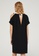Sisley black Dress with Foulard 53B88AAD609660GS_2
