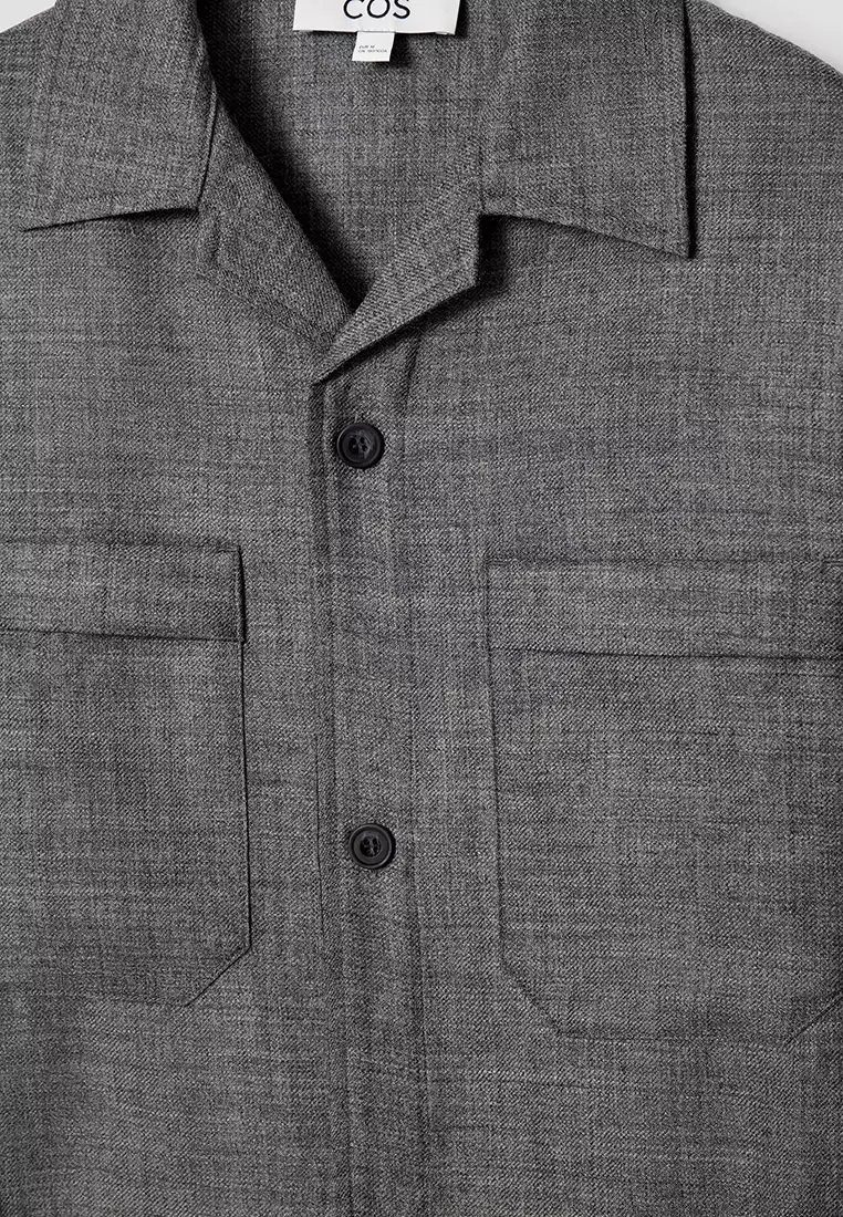 Wool-Flannel Overshirt