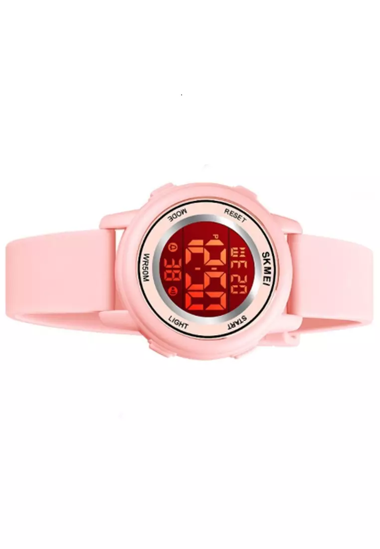 Jam Tangan Digital Anak Waterproof Many Function Strap Tali Material PVC BY15 ORIGINAL