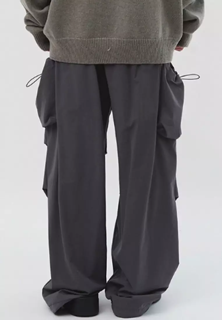 Fashionable design sensation wide leg straight tube workwear pants CA091912