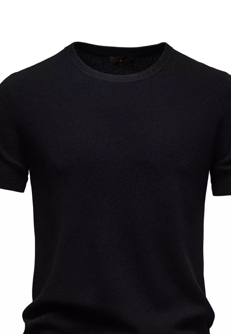 Basic Casual Crew Neck T-Shirt AX-PSD8000