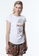 Sisley white Printed T-shirt. 22D9BAA575C8BCGS_1