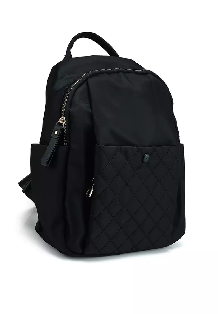 Quilted Nylon Backpack