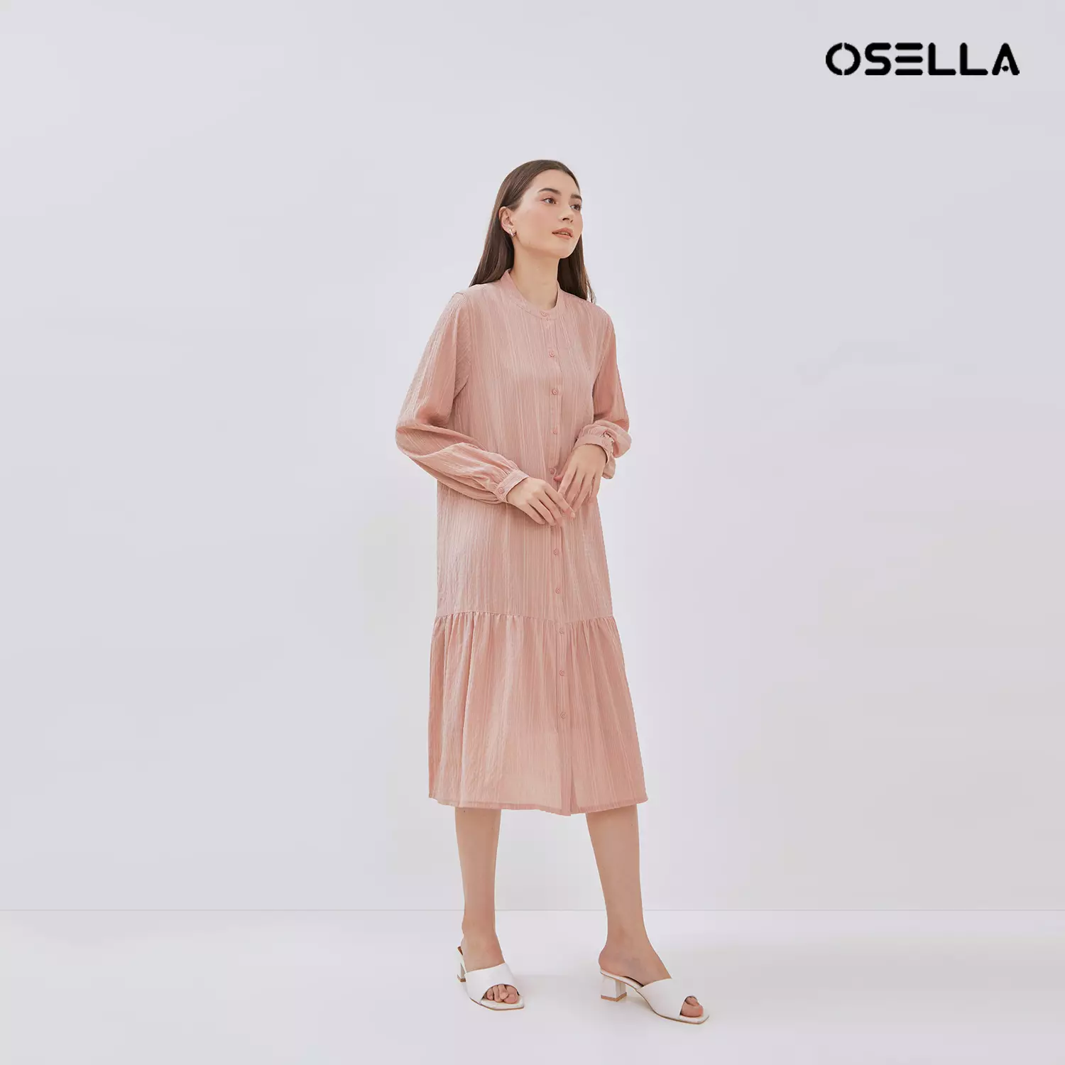 [NEW] Osella Gracia Midi Dress 2157500946 |  Midi Dress Lebaran Wanita
