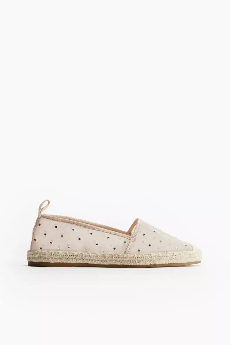 Discount on H&M  shoes - SKU: Embellished mesh espadrilles