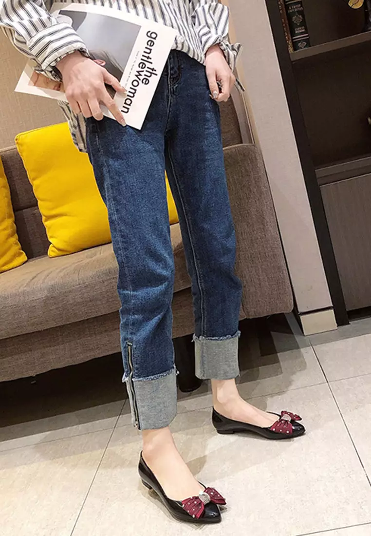 Bow Waterproof Jelly Shoes