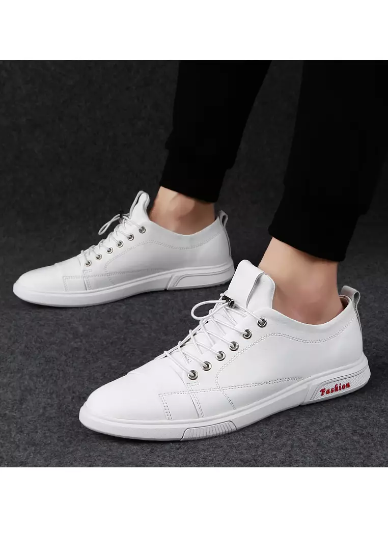 Grain Leather Drawstring Sneaker YY1968