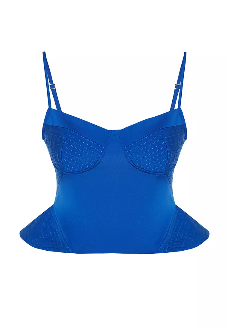 Knitted Bustier Crop Top