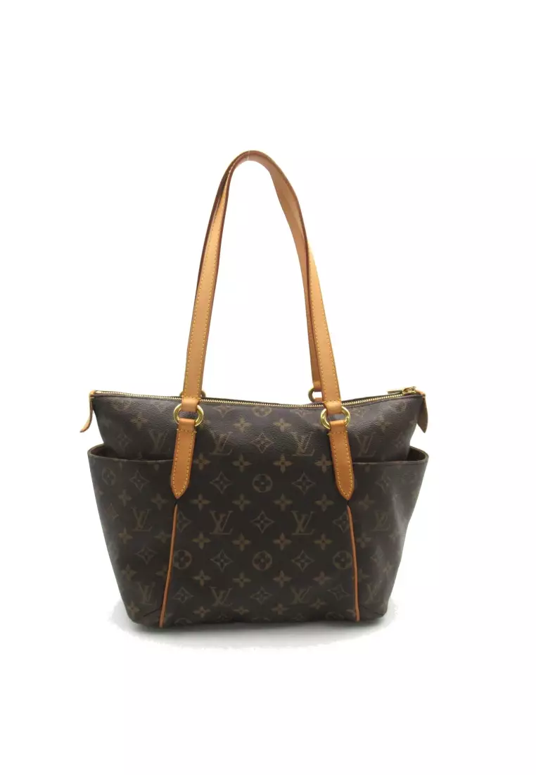 Louis vuitton tote bag brown sales