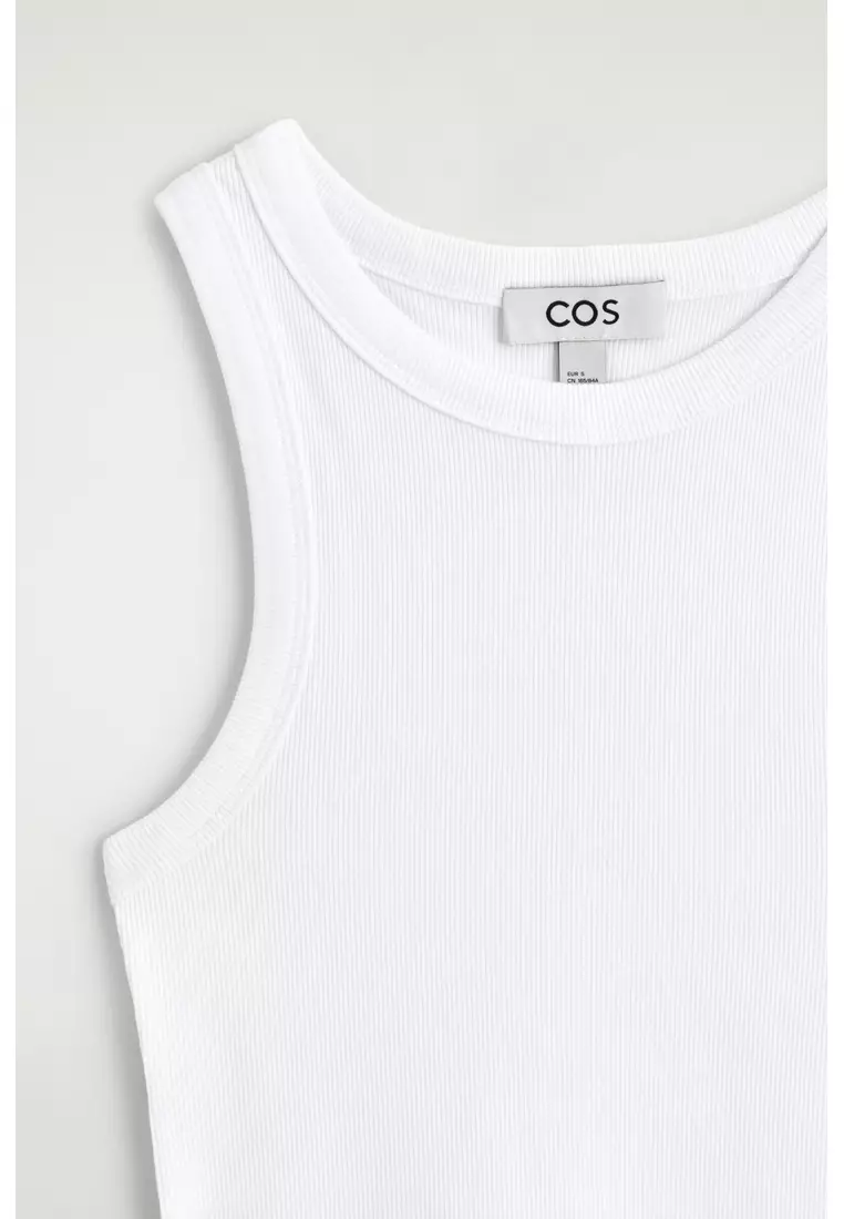 Buy COS RIBBED COTTON TANK TOP 2026 Online | ZALORA