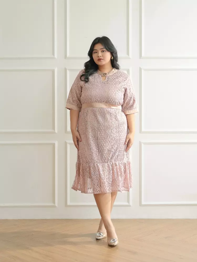 xtramiles Ladies dress monalisa dress dusty pink
