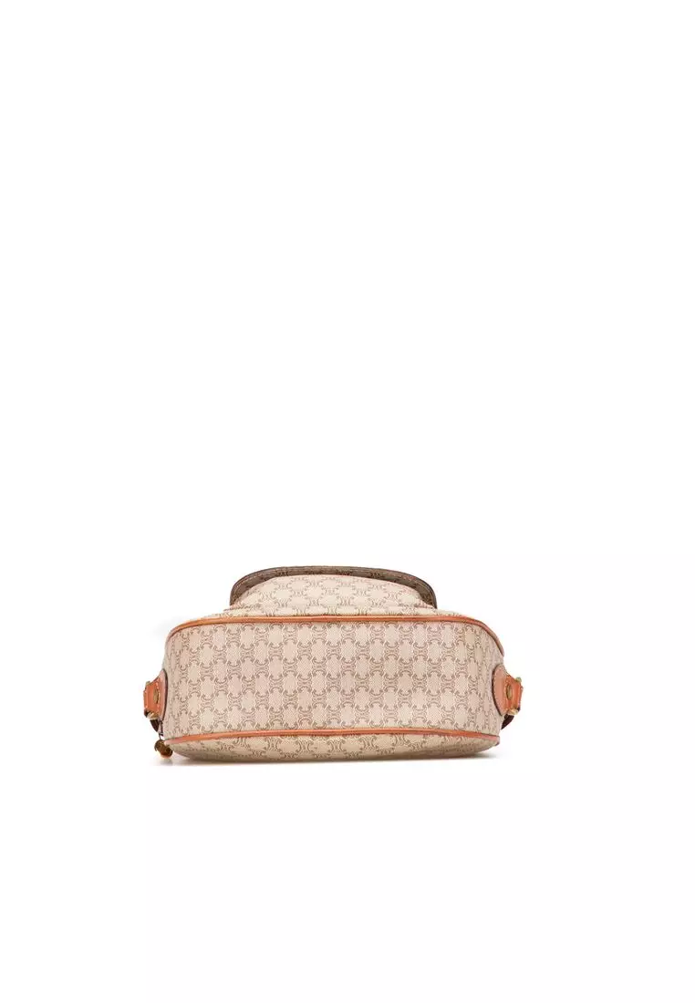 Pre-Loved Celine Macadam Coated Canvas Crossbody