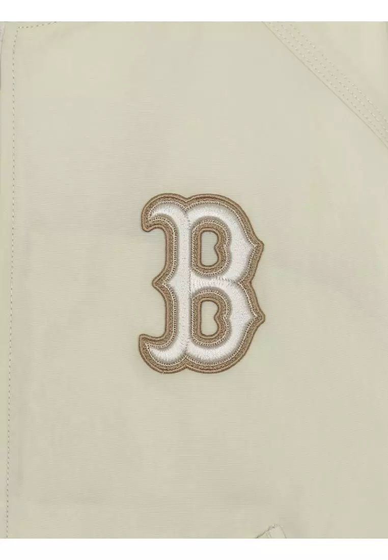 WOMEN'S BASIC NYLON CROP JACKET BOSTON RED SOX