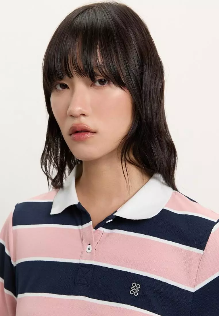 Drawstring Polo Top