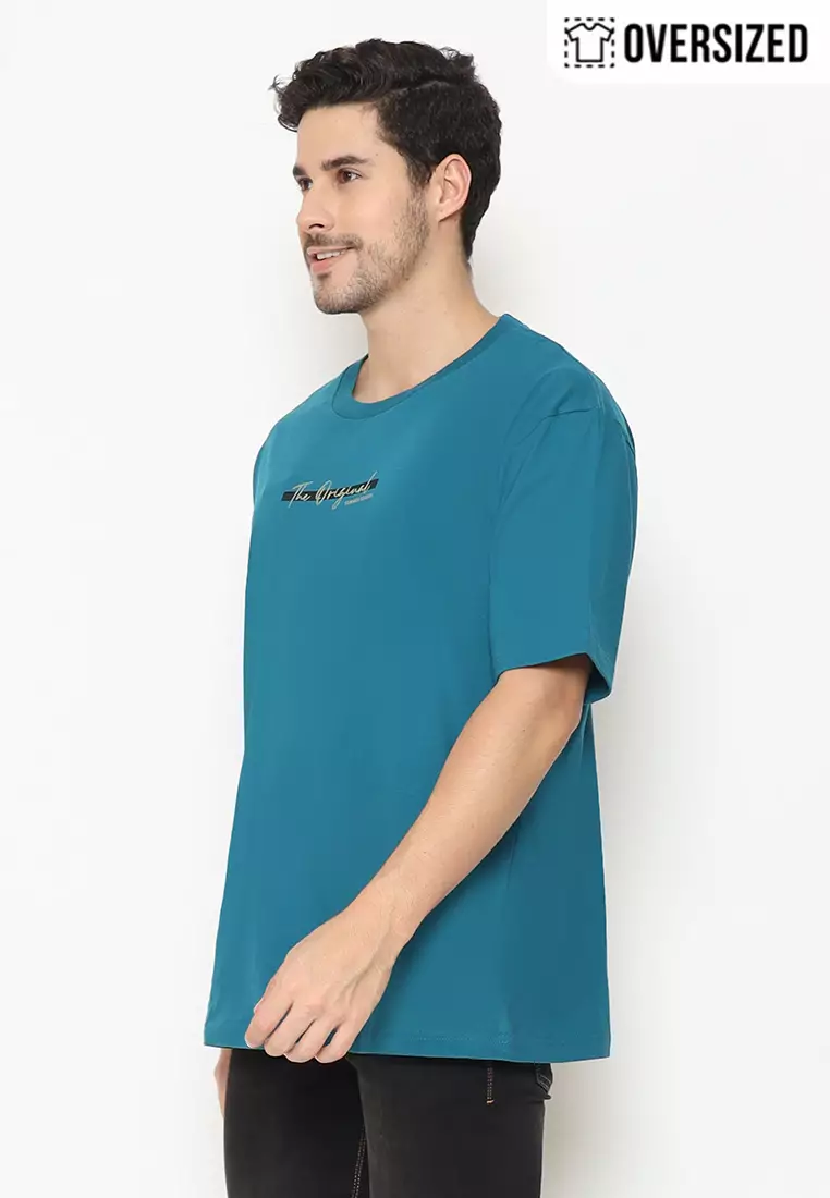 RBJ T-Shirt Cotton Oversized Pria 2079330021